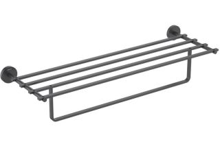 Полка для полотенец Aquatek Бетта AQ4615MB черный